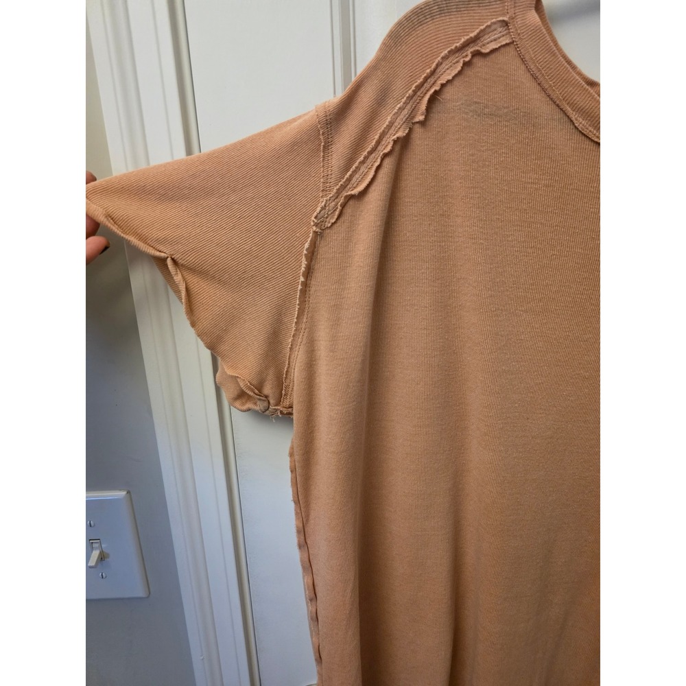 Free People We The Free Crop Large Brown Copper Top - Picture 4 of 10
